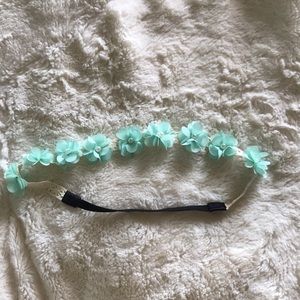 Light mint blue headband/headwrap